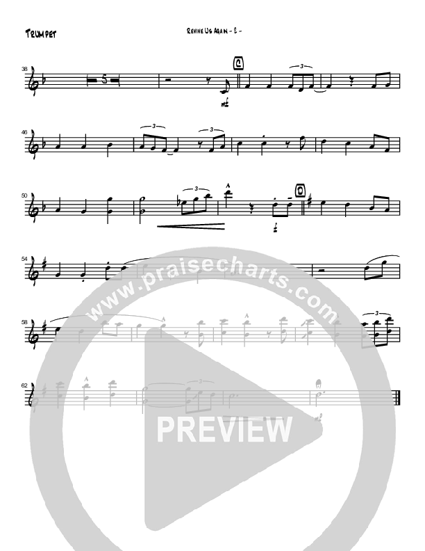 Revive Us Lord (Instrumental) Trumpet (Brad Henderson)