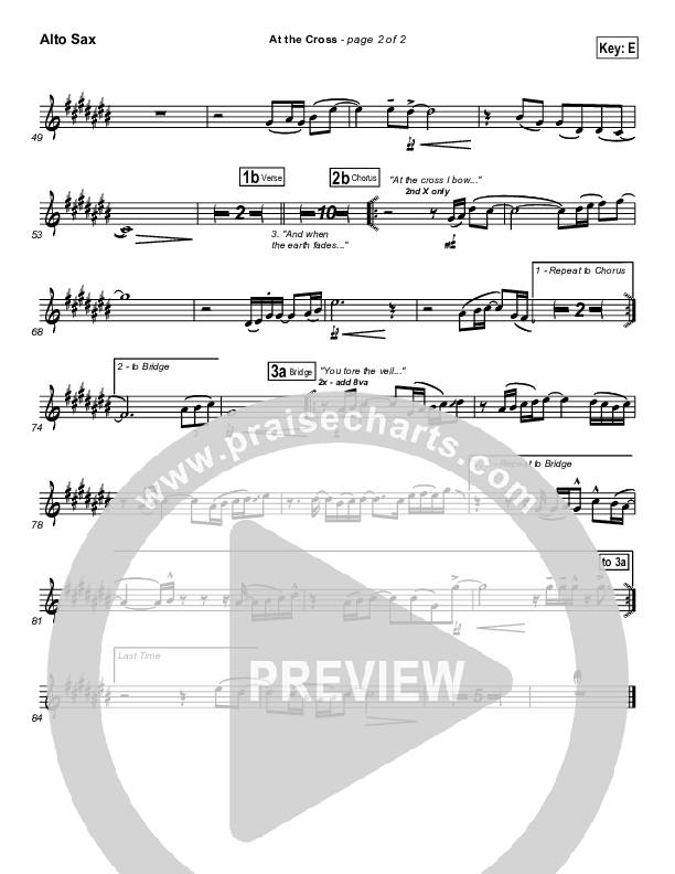 At The Cross Alto Sax (Hillsong Worship)