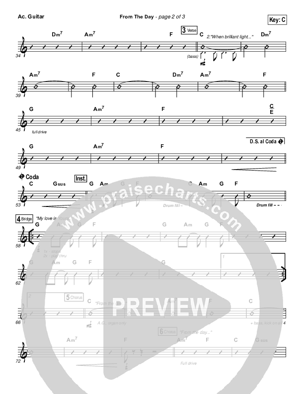 From The Day Acoustic Guitar (I Am They)