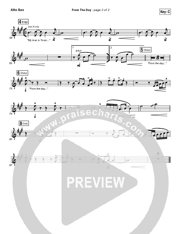 From The Day Alto Sax (I Am They)