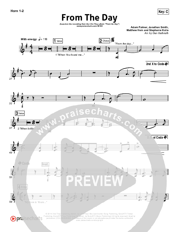 From The Day French Horn 1/2 (I Am They)