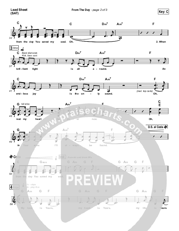 From The Day Lead Sheet (SAT) (I Am They)