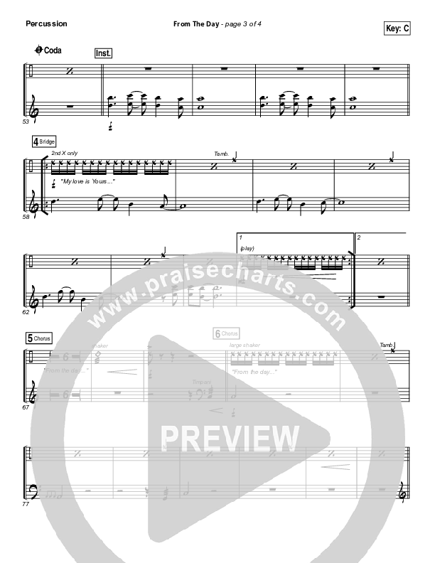 From The Day Percussion (I Am They)