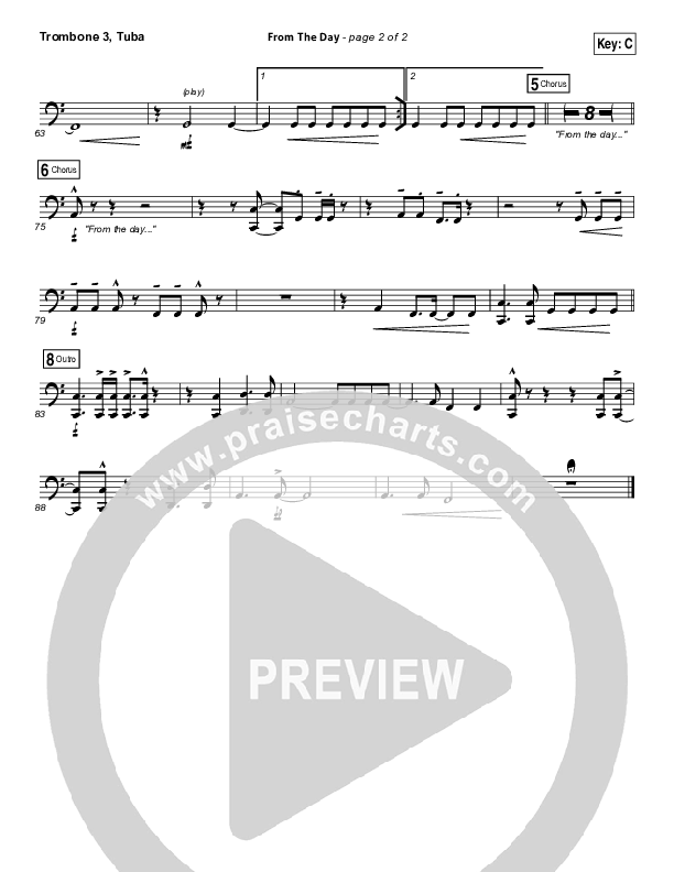 From The Day Trombone 3/Tuba (I Am They)