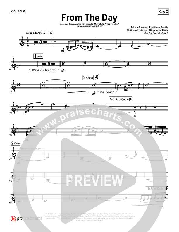 From The Day Violin 1/2 (I Am They)