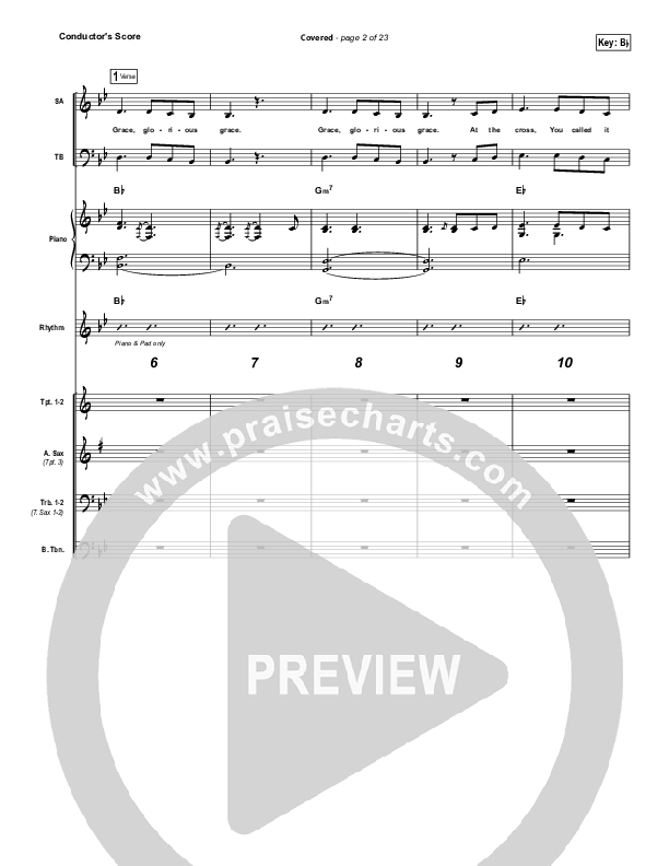 Covered Conductor's Score (Israel Houghton)