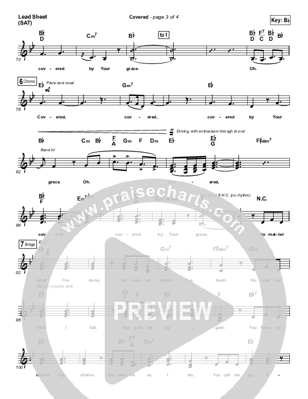 Covered Lead Sheet (SAT) (Israel Houghton)