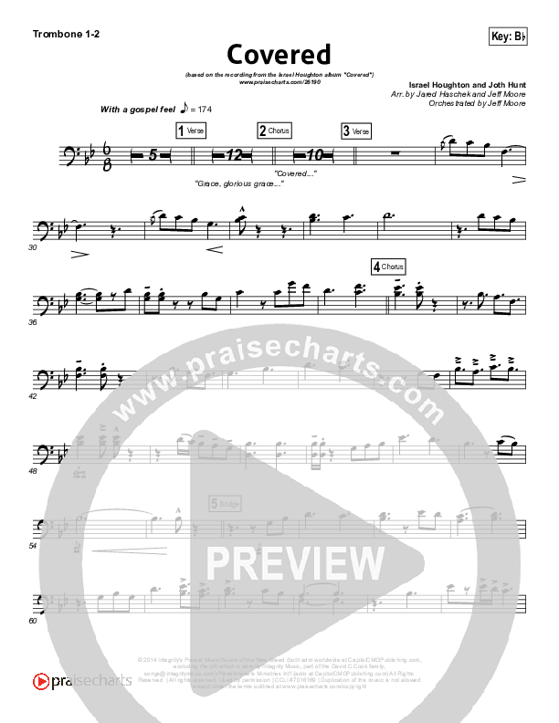 Covered Trombone 1/2 (Israel Houghton)