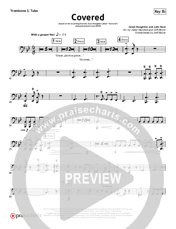 Covered Trombone 3/Tuba (Israel Houghton)