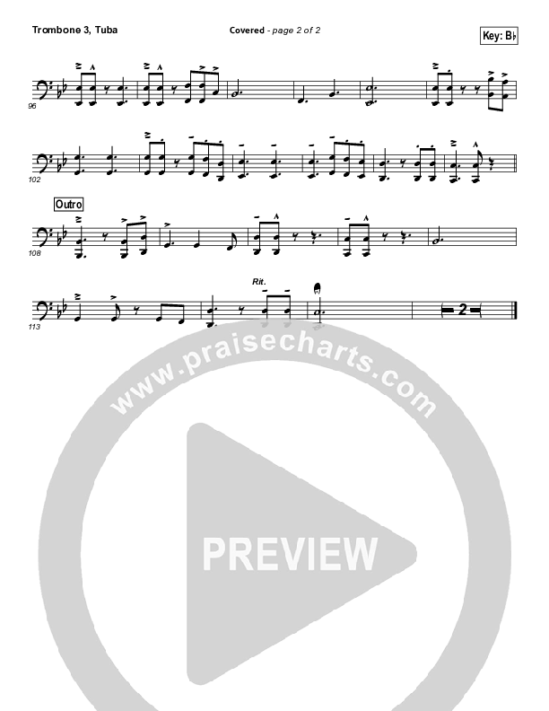 Covered Trombone 3/Tuba (Israel Houghton)