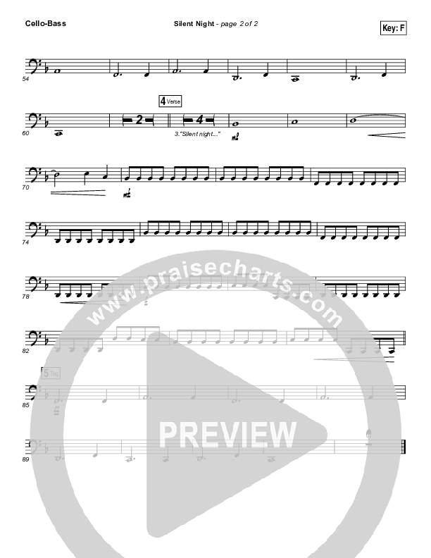 Silent Night Cello/Bass (Kim Walker-Smith)