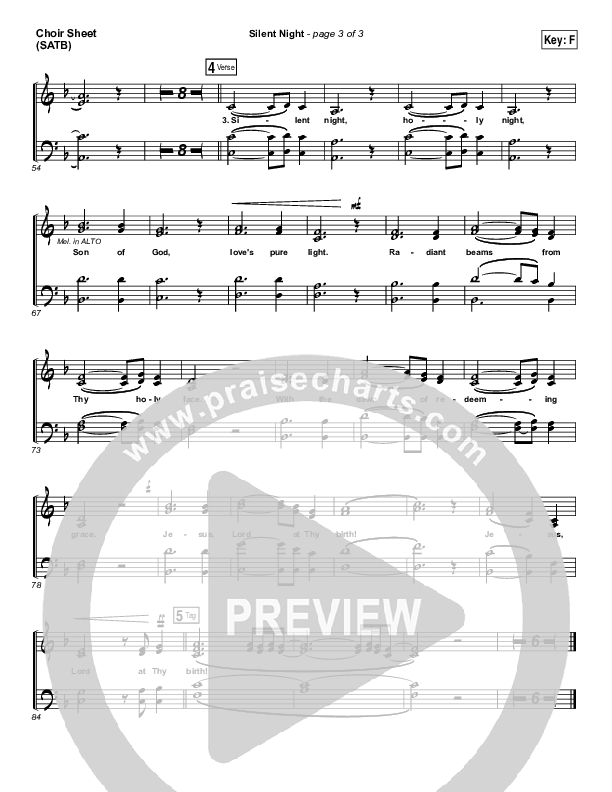 Silent Night Choir Vocals (SATB) (Kim Walker-Smith)