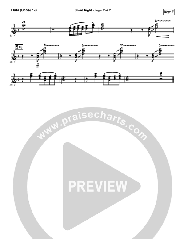 Silent Night Flute/Oboe 1/2/3 (Kim Walker-Smith)