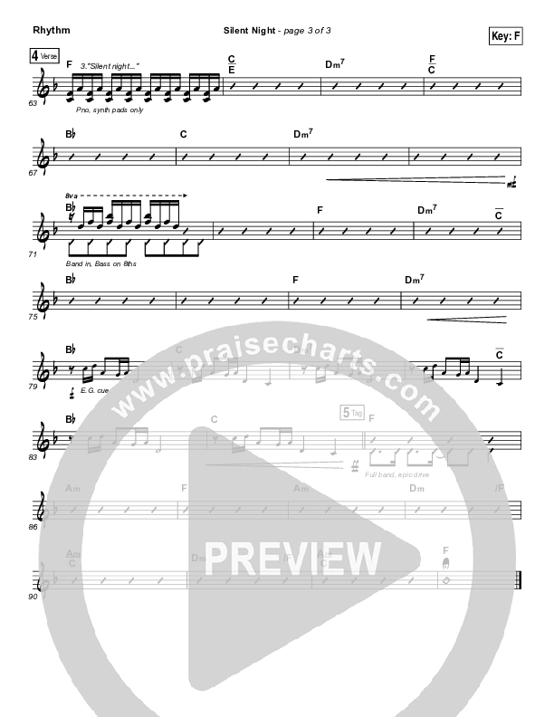 Silent Night Rhythm Chart (Kim Walker-Smith)