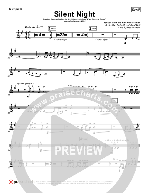 Silent Night Trumpet 3 (Kim Walker-Smith)