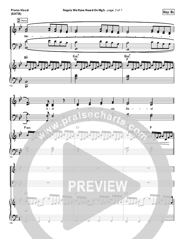 Angels We Have Heard On High Piano/Vocal Pack (Kim Walker-Smith)