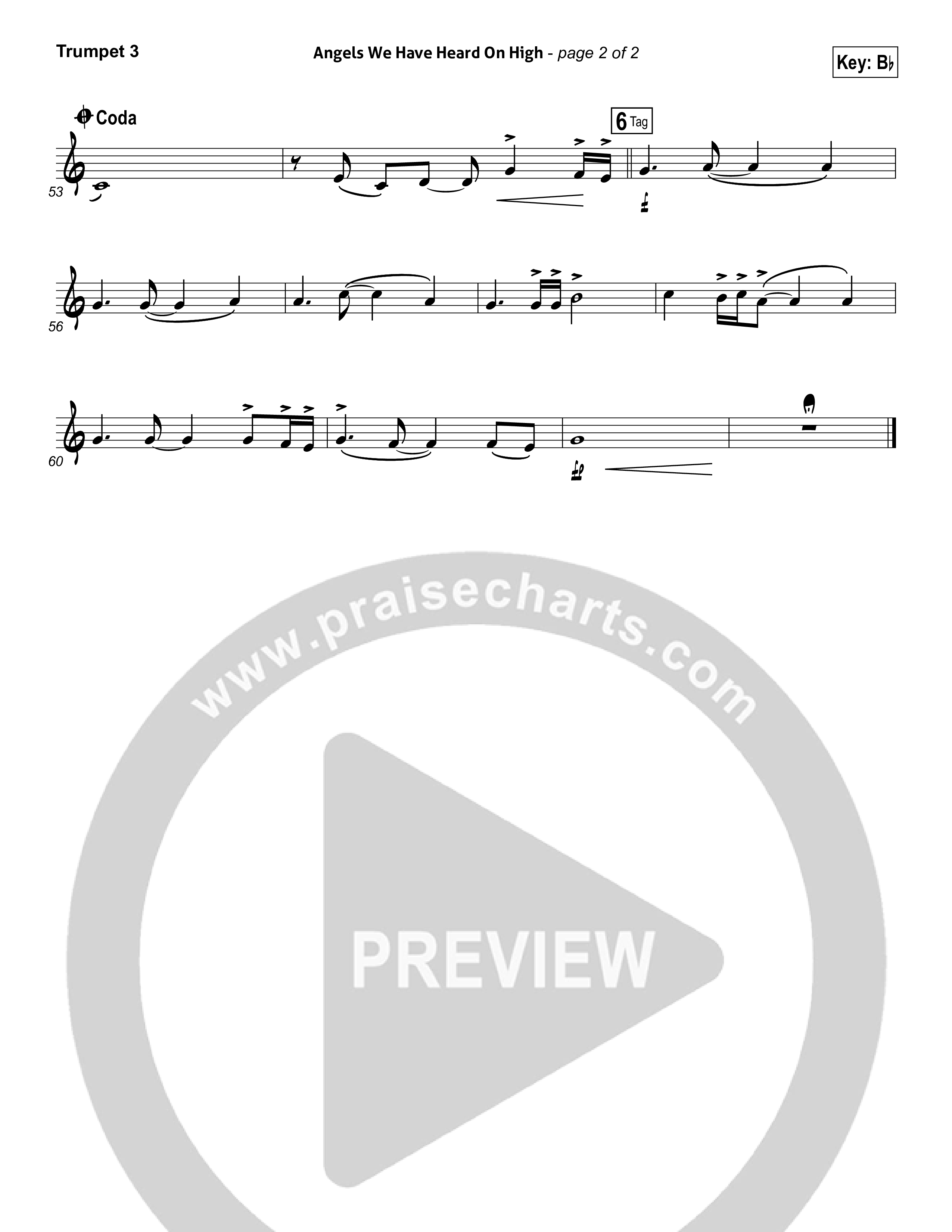 Angels We Have Heard On High Trumpet 3 (Kim Walker-Smith)