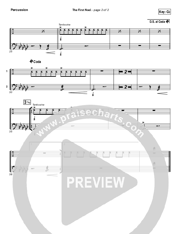 The First Noel Percussion (Kim Walker-Smith)