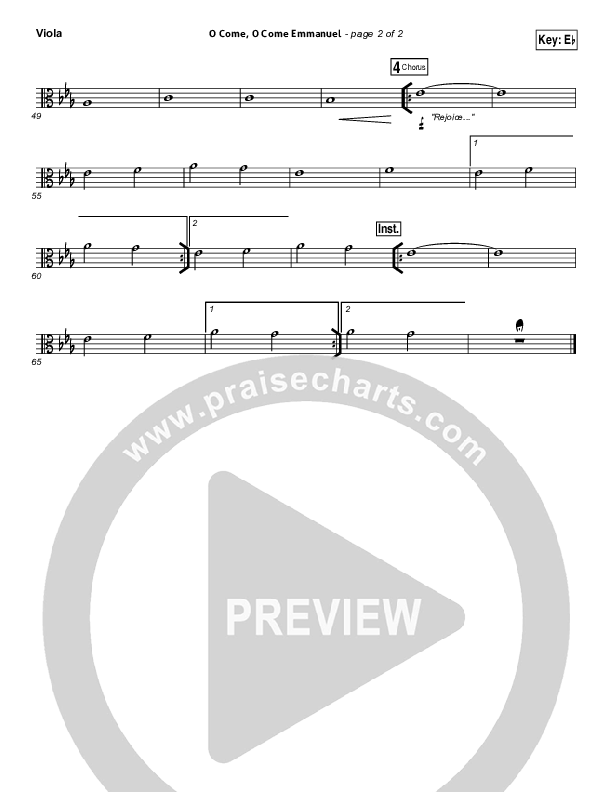 O Come O Come Emmanuel Viola (Kim Walker-Smith)