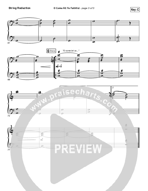 O Come All Ye Faithful String Pack (Kim Walker-Smith)