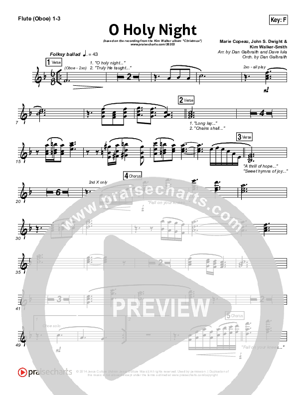 O Holy Night Wind Pack (Kim Walker-Smith)