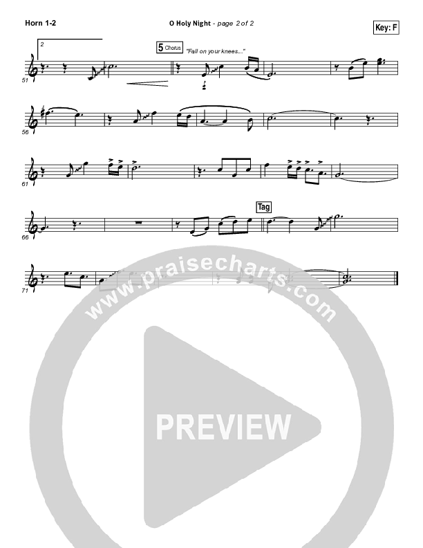 O Holy Night French Horn 1/2 (Kim Walker-Smith)