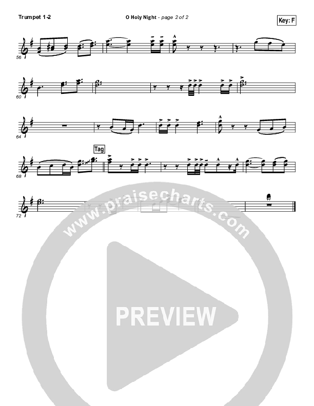 O Holy Night Trumpet 1,2 (Kim Walker-Smith)