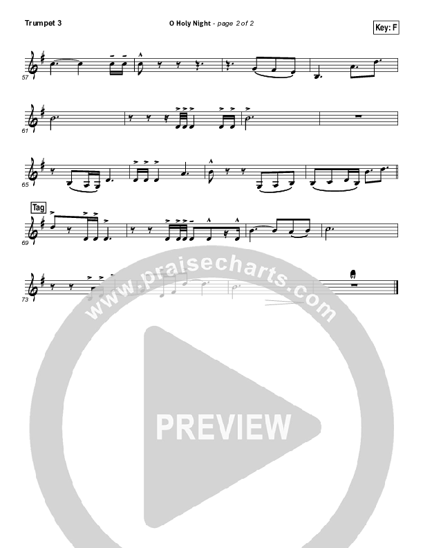 O Holy Night Trumpet 3 (Kim Walker-Smith)