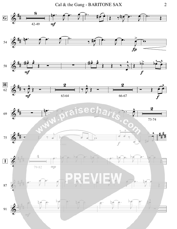 Cal & The Gang (Instrumental) Bari Sax (Ric Flauding)