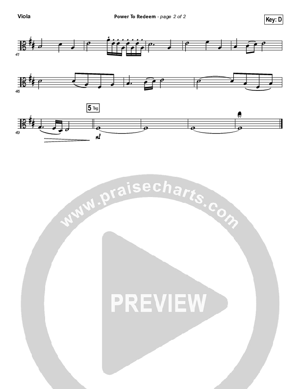 Power To Redeem Viola (Lauren Daigle)