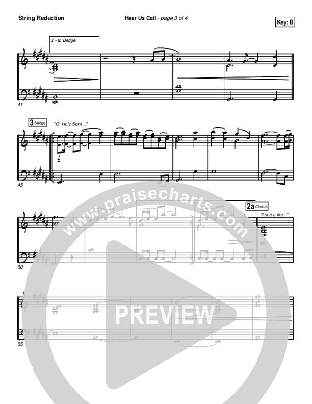 Hear Us Call String Pack (Brian Doerksen)