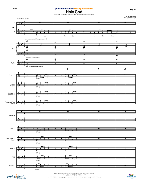 Holy God Orchestration (Brian Doerksen)