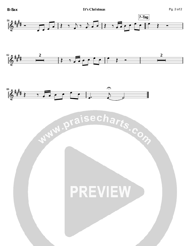 It's Christmas Bari Sax (Mandisa)