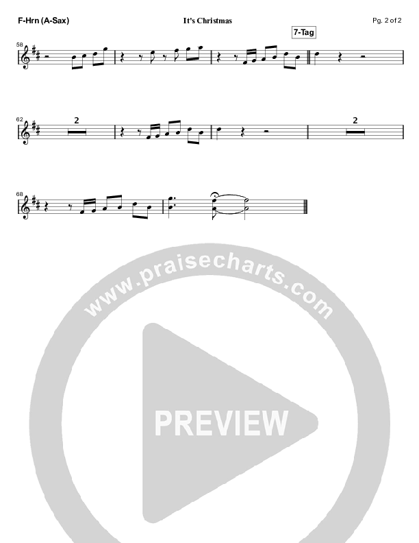 It's Christmas French Horn (Mandisa)