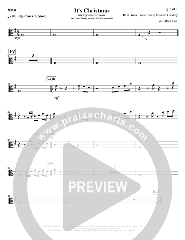 It's Christmas Viola (Mandisa)