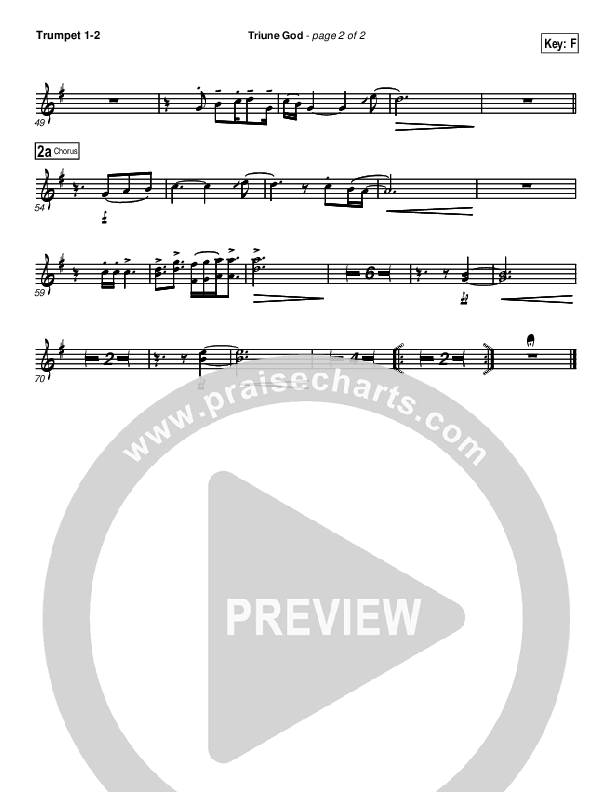 Triune God Trumpet 1,2 (Brian Doerksen)