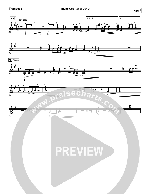 Triune God Trumpet 3 (Brian Doerksen)