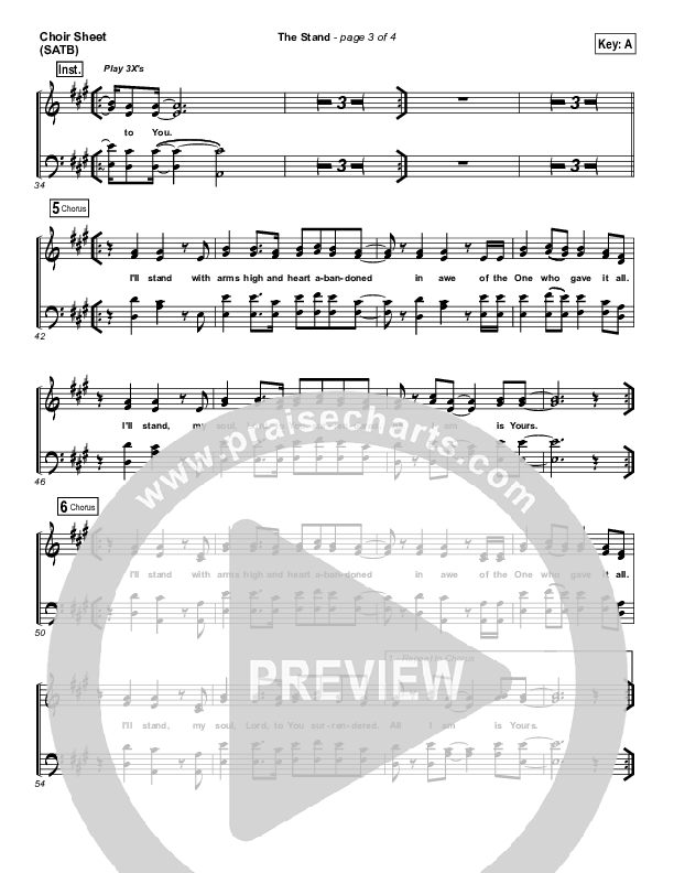 The Stand Choir Vocals (SATB) (Hillsong UNITED)