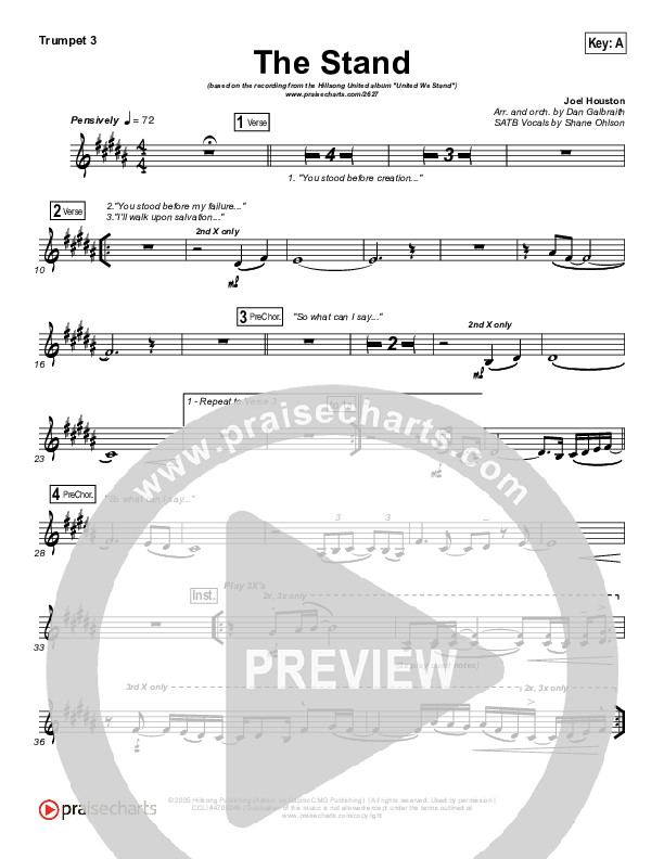 The Stand Trumpet 3 (Hillsong UNITED)