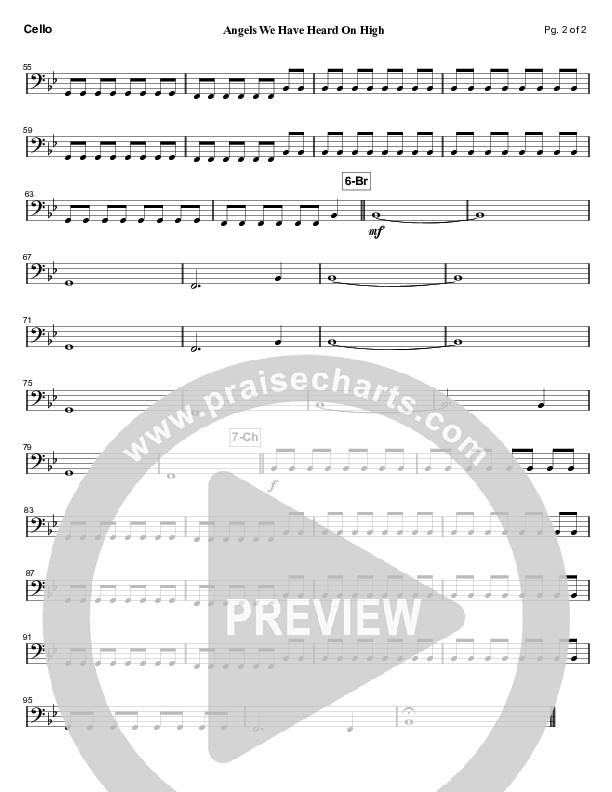 Angels We Have Heard On High Cello (Sanctus Real)