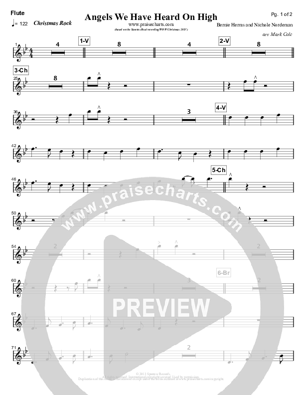 Angels We Have Heard On High Flute (Sanctus Real)