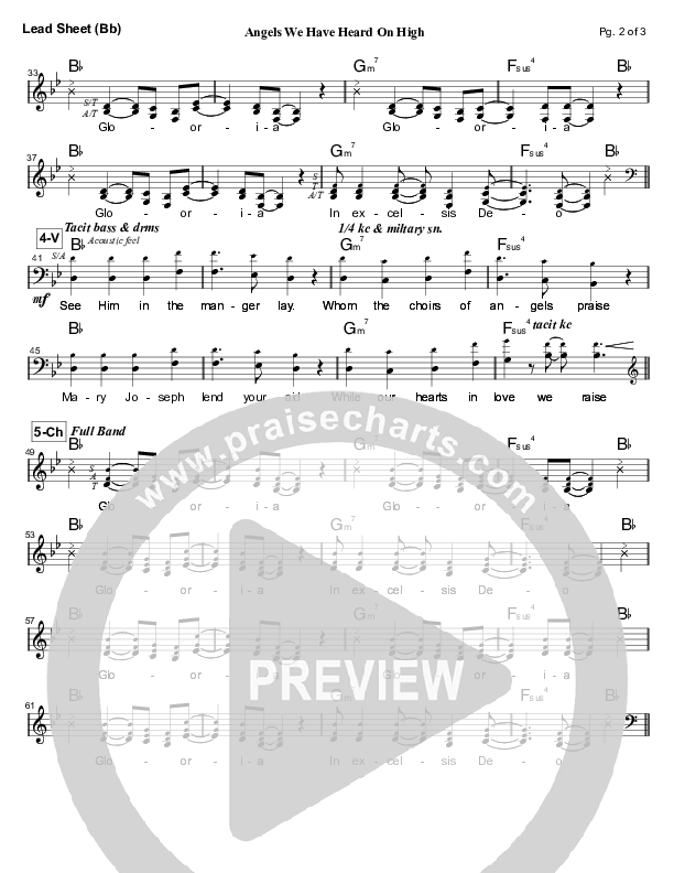 Angels We Have Heard On High Lead (SAT) (Sanctus Real)