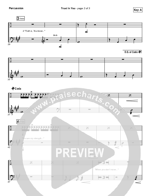 Trust In You Percussion (Lauren Daigle)