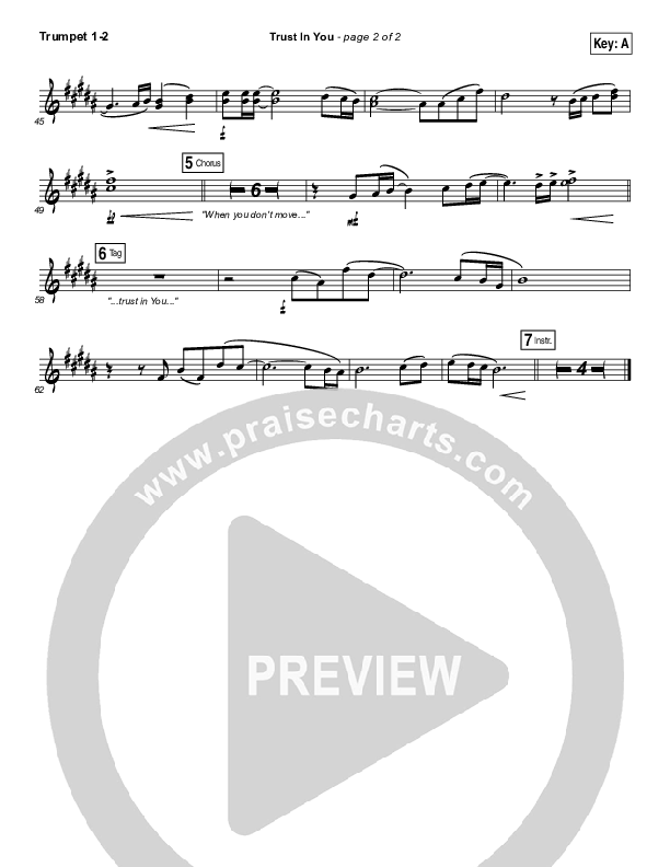 Trust In You Brass Pack (Lauren Daigle)