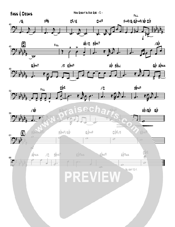 How Great Is Our God (Instrumental) Bass Guitar (Brad Henderson)