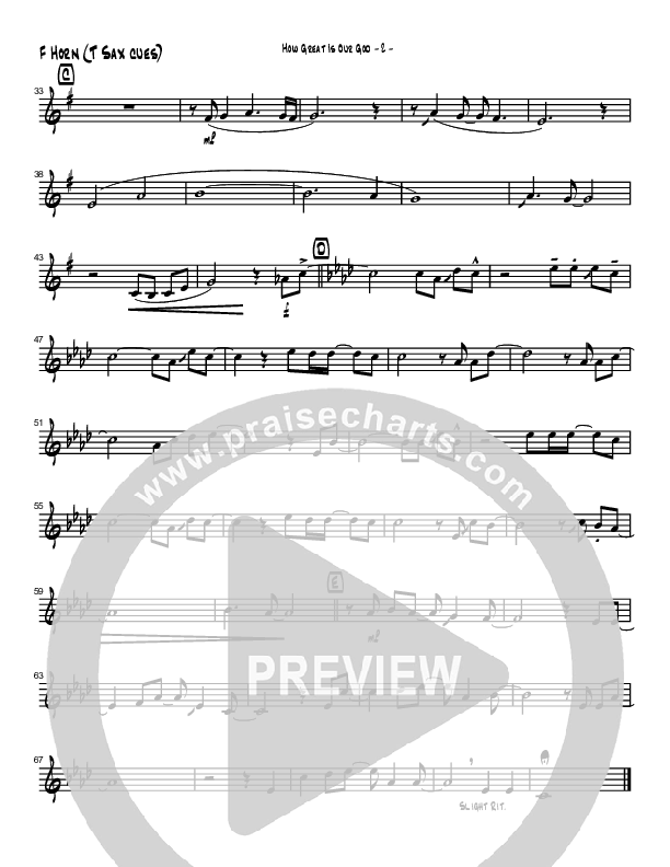 How Great Is Our God (Instrumental) French Horn (Brad Henderson)