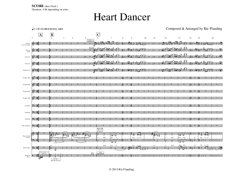Heart Dancer (Instrumental) Orchestration (Ric Flauding)