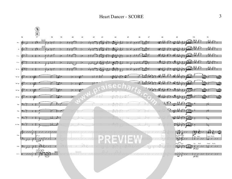 Heart Dancer (Instrumental) Conductor's Score (Ric Flauding)