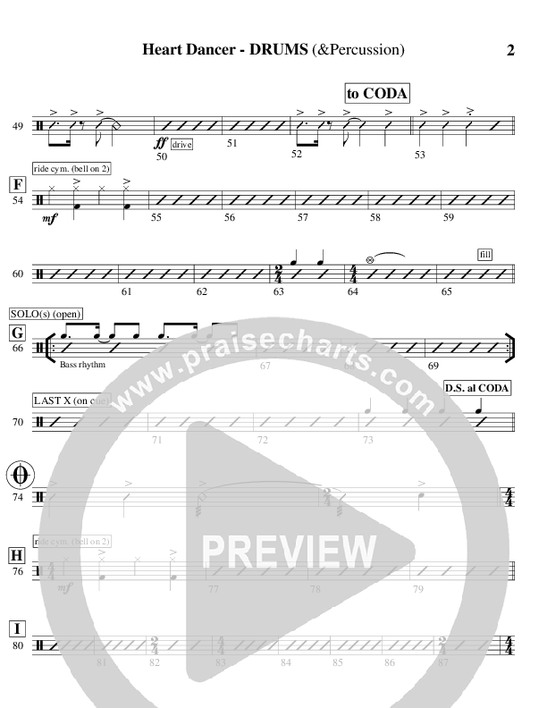 Heart Dancer (Instrumental) Percussion (Ric Flauding)