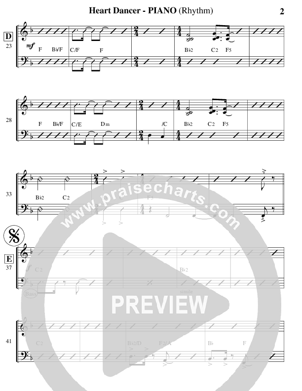 Heart Dancer (Instrumental) Piano Sheet (Ric Flauding)